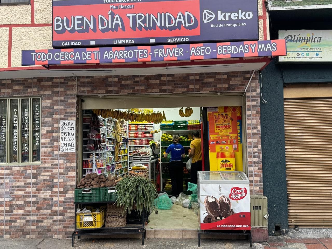Tienda Kreko Buen Día Trinidad en Bogotá